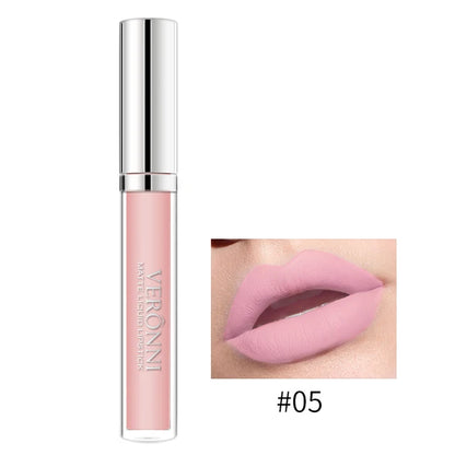 13 Colors Matte Velvet Lip Glaze Waterproof Lasting Lip Gloss