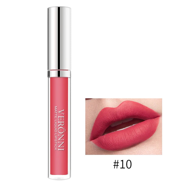 13 Colors Matte Velvet Lip Glaze Waterproof Lasting Lip Gloss