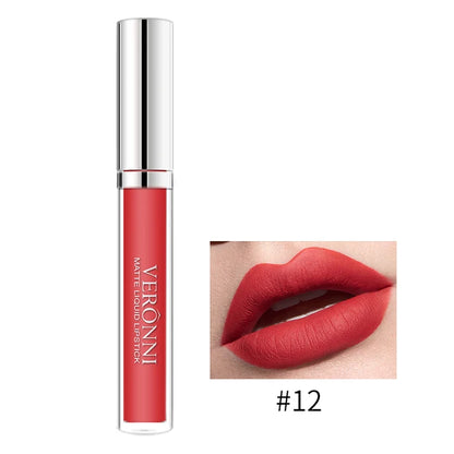 13 Colors Matte Velvet Lip Glaze Waterproof Lasting Lip Gloss